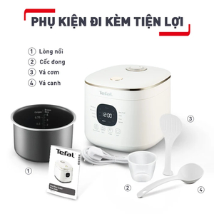 Nồi cơm điện tử Mini Tefal Rice Mate RK515168 - 0.7L