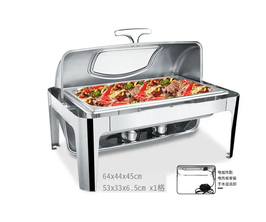 Nồi hâm buffet cao cấp nắp lật 180 độ inox dày