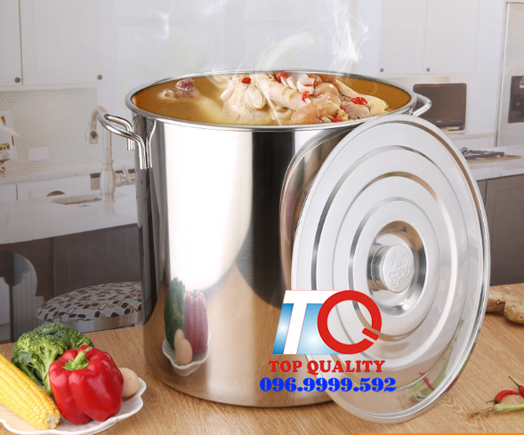 Nồi inox nấu bánh chưng bánh tét 70 lít giá rẻ