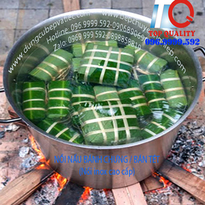 NỒI INOX NẤU BÁNH CHƯNG / BÁNH TÉT ( nồi inox cao cấp)
