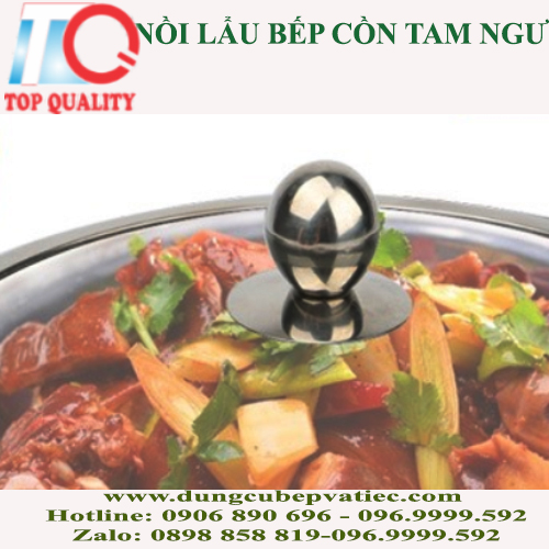 Nồi Lẩu Bếp Cồn Tam Ngư D255xH45mm  Vẻ Đẹp Truyền Thống Trong Bếp Hiện Đại