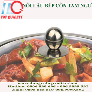 Nồi Lẩu Bếp Cồn Tam Ngư D255xH45mm  Vẻ Đẹp Truyền Thống Trong Bếp Hiện Đại