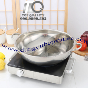 Nồi lẩu 02 ngăn inox