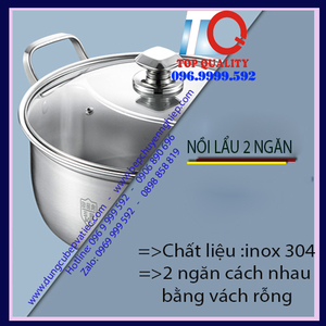 Nồi lẩu 02 ngăn kiểu mới