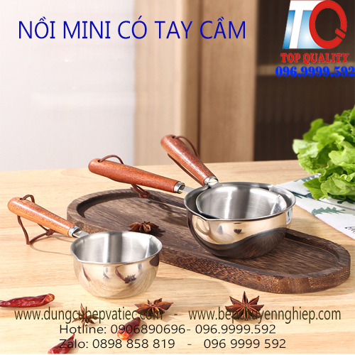 Nồi nấu sốt mini inox 304