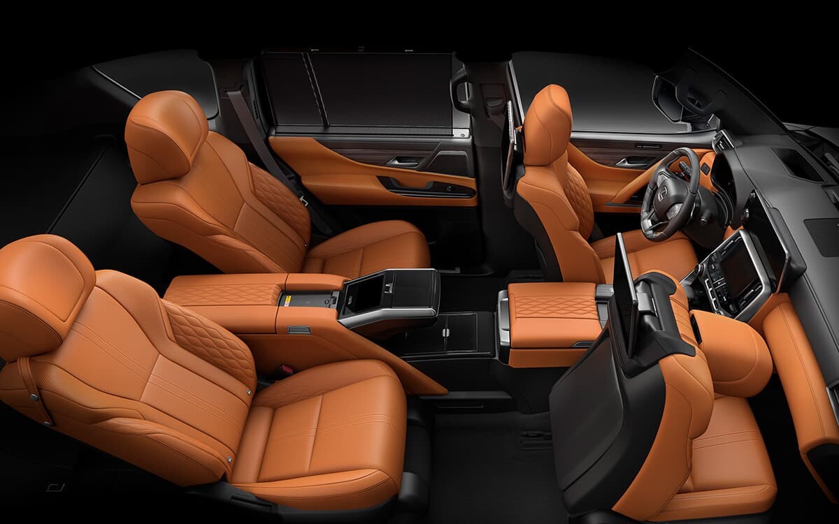 Nội thất LX 600 VIP với 4 chỗ ngồi