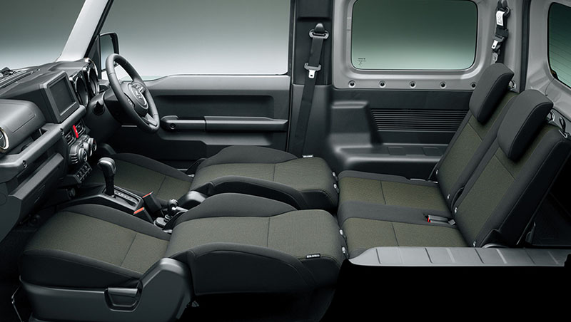 Khoang nội thất xe Suzuki Jimny