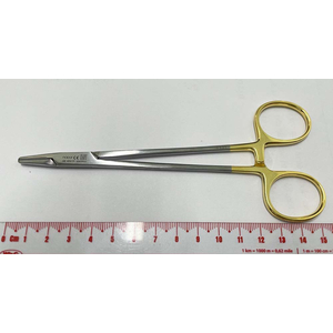 Kẹp kim cán vàng Crile-Wood 15cm (không răng) Nopa AE 469/15
