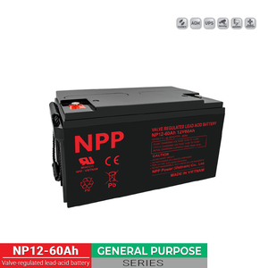NPP 12V 60Ah AGM Battery – For UPS, Telecom & Industrial Backup Power