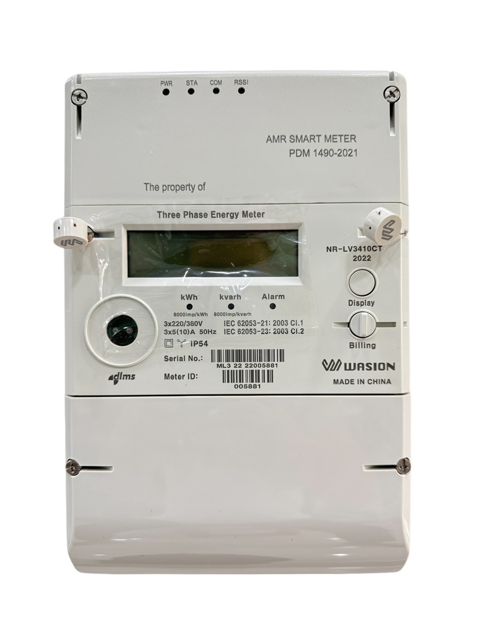 CÔNG TƠ ĐIỆN TỬ 3 PHA 3 GIÁ GIÁN TIẾP NR-LV3410C