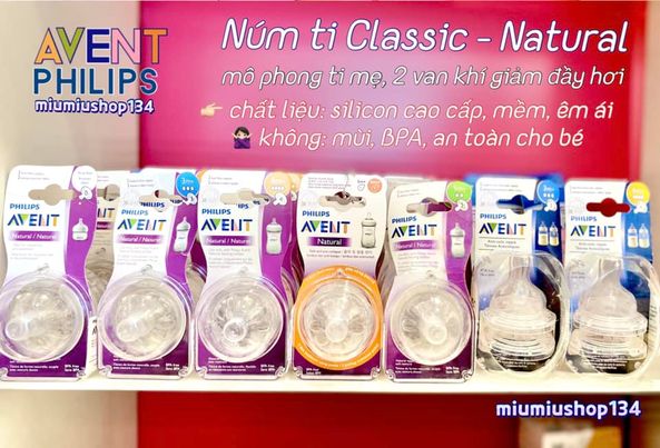Núm ty số 3 Avent Natural