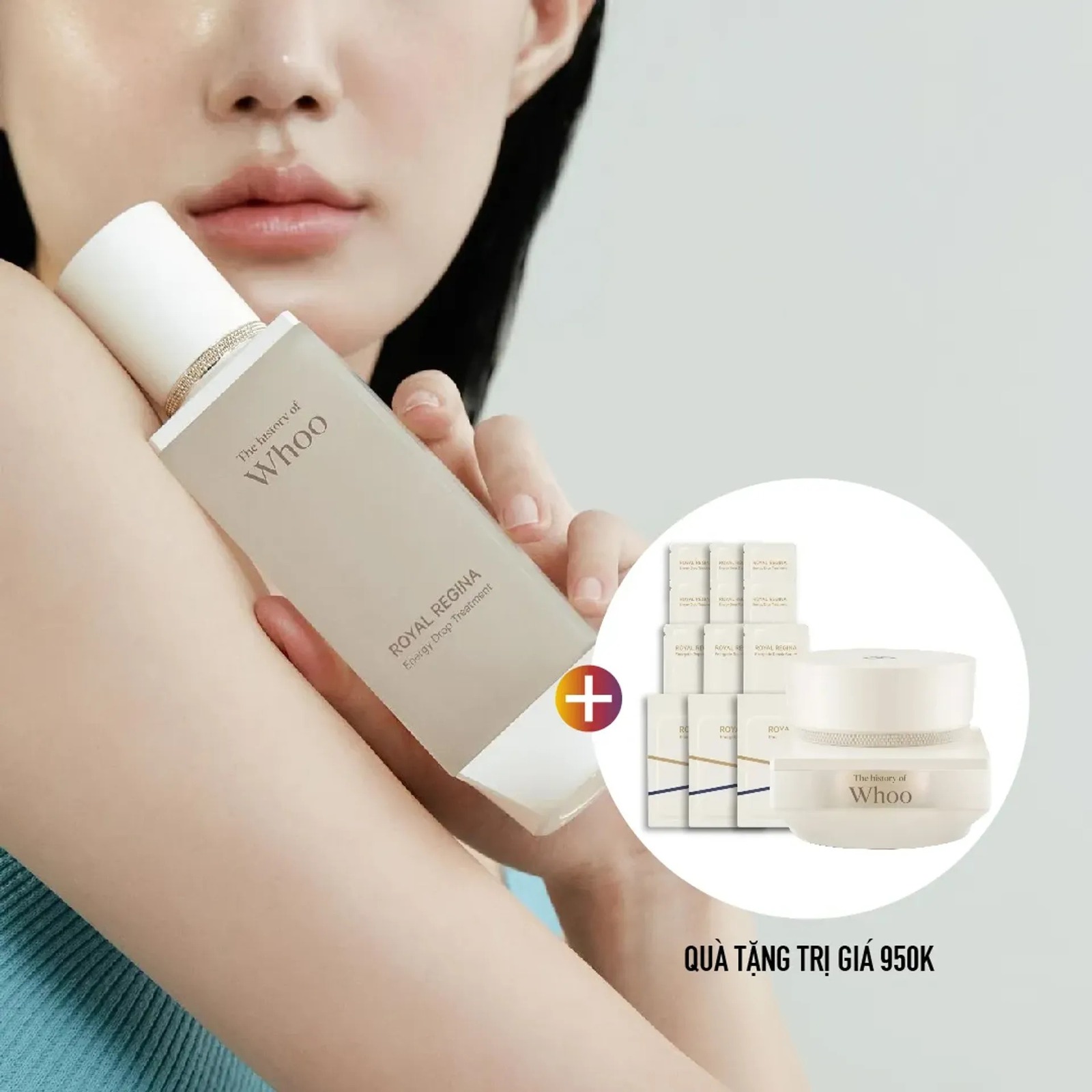 Nước Dưỡng Da Whoo Cấp Ẩm, Phục Hồi Năng Lượng Làn Da Royal Regina Energy Drop Treatment 150ml