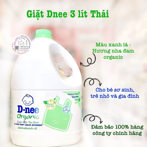 Dnee giặt màu xanh lá