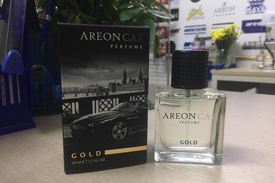 Nước hoa ô tô Areon Car Gold Perfume 50ml