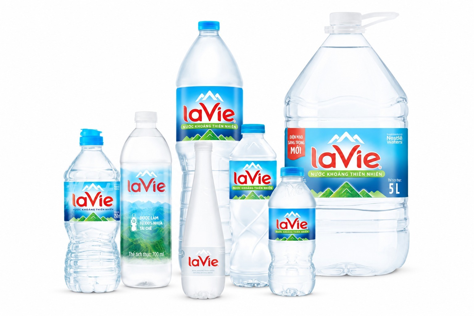 Nước La Vie 350ml, 500ml, 1,5L, 5L