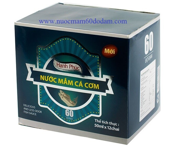 Nước mắm Hạnh Phúc 60 độ đạm - Món quà ý nghĩa tặng người thân !