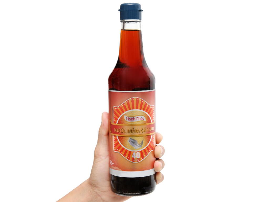 Nước Mắm Hạnh Phúc 40 Độ Đạm Chai 500ML