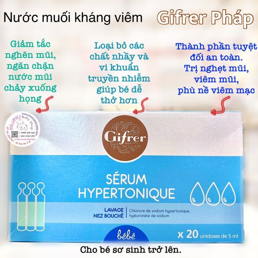 Nước muối sinh lý kháng viêm Physiologica