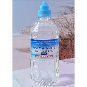 Nước muối súc miệng Natri Clorid 0.9% Nam Hà 500 ml