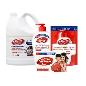 Nước rửa tay lifebuoy- gói ,chai , can -chính hãng giá tốt