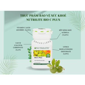 Nutrilite Bio C Plus: Nguồn Vitamin C Tự Nhiên Cho Hệ Miễn Dịch Mạnh Mẽ