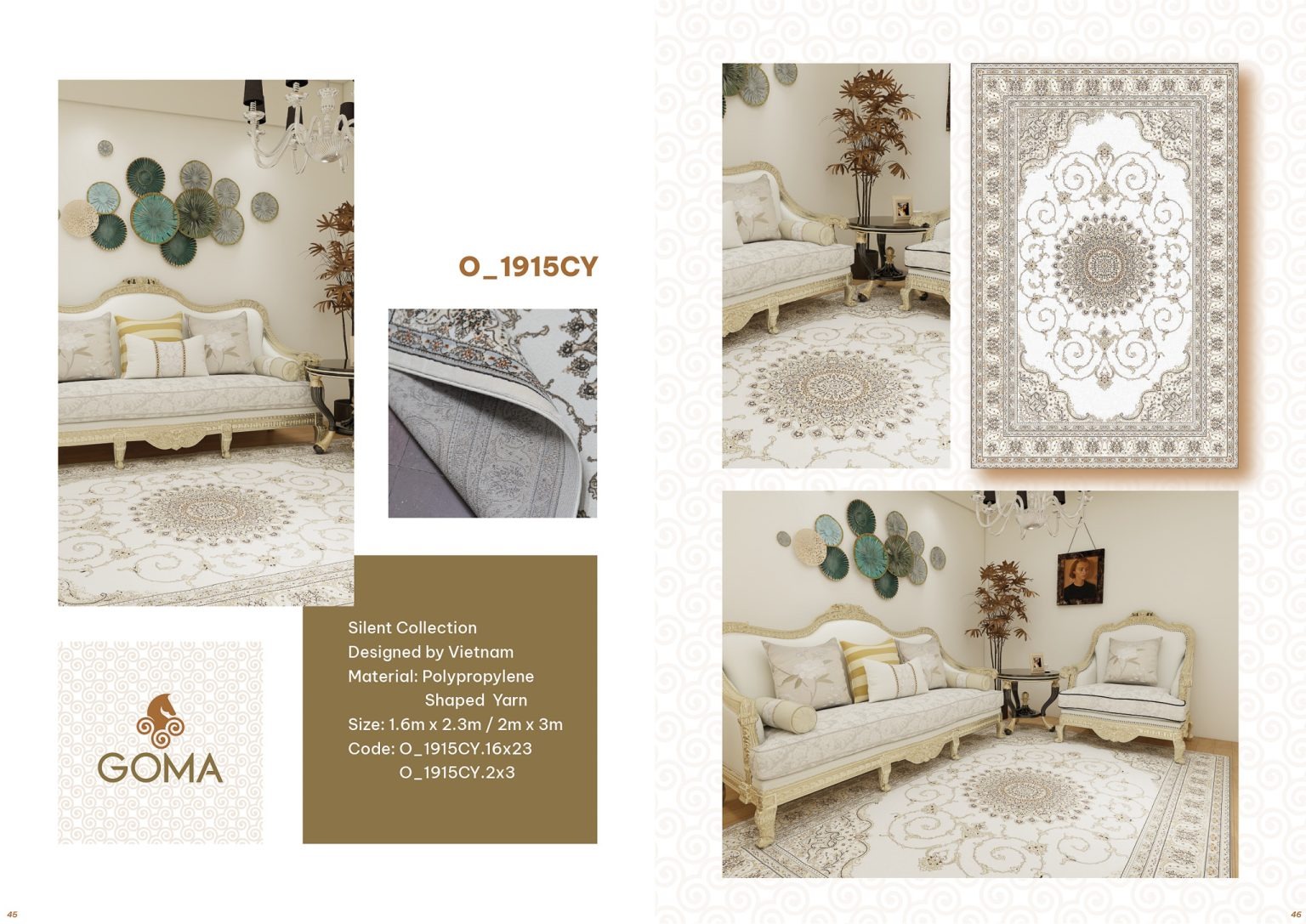 THẢM DỆT HIỆN ĐẠI CAO CẤP- GO-SILENTO-1915CY