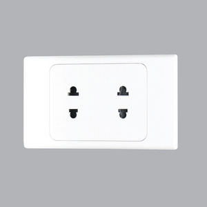 Ổ cắm 2 chấu đế liền 16A A20US2N