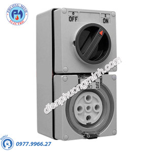 Ổ cắm có khóa 5P 40A 500V IP66 - Model S56C540GY