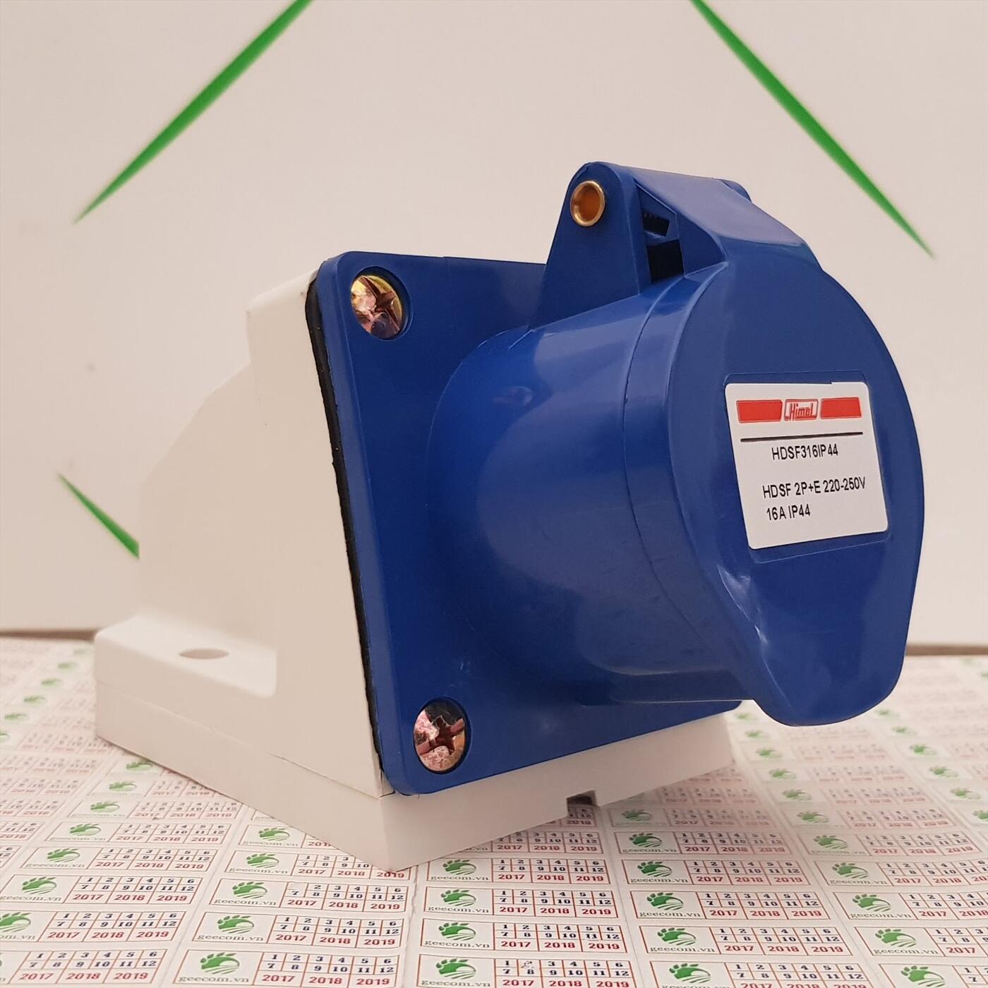 Ổ cắm công nghiệp 4P 16A IP44