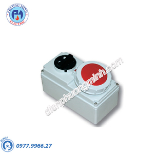 Ổ cắm công nghiệp kèm công tắc loại kín nước - Model F61132-6