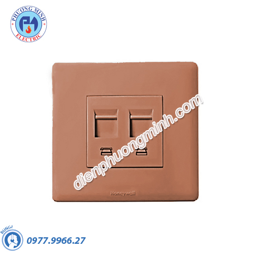 Ổ cắm điện thoại 2 cổng RJ11 Honeywell - Model P63527GLA