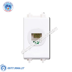 Ổ cắm mạng CAT5E size S - Model F30RJ5EM_WE_G19