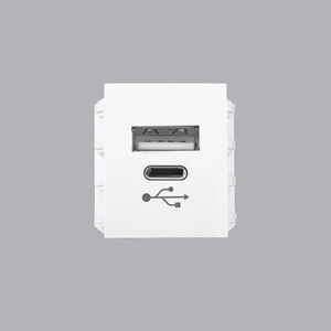 Ổ cắm sạc USB DC 5V- 2.1A - A7USB-A/C
