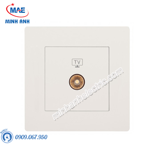 Ổ cắm tivi đơn - Hager WGMT1TV