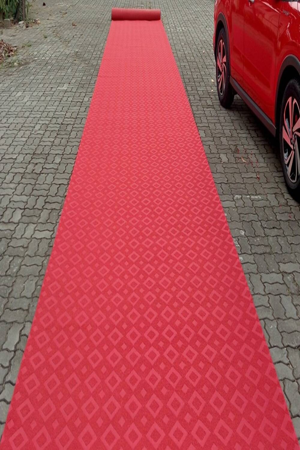 Thảm nỉ trải sự kiện hội nghị sân khấu mặt có hoa văn KT 2mx50m loại dày HLO-ND002 HNO