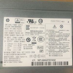 Bộ nguồn HP Z228 M5R36PA PS-4281-1HA D14-280P1A PCE015 PCE016 280W
