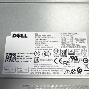 Bộ Nguồn DELL T3630 T3640 AC300EBM-00 PCH006 63YJP
