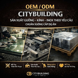 💎 OEM / ODM CITYBUILDING | SẢN XUẤT GƯƠNG – KÍNH – INOX THEO YÊU CẦU, CHUẨN XƯỞNG CẤP DỰ ÁN