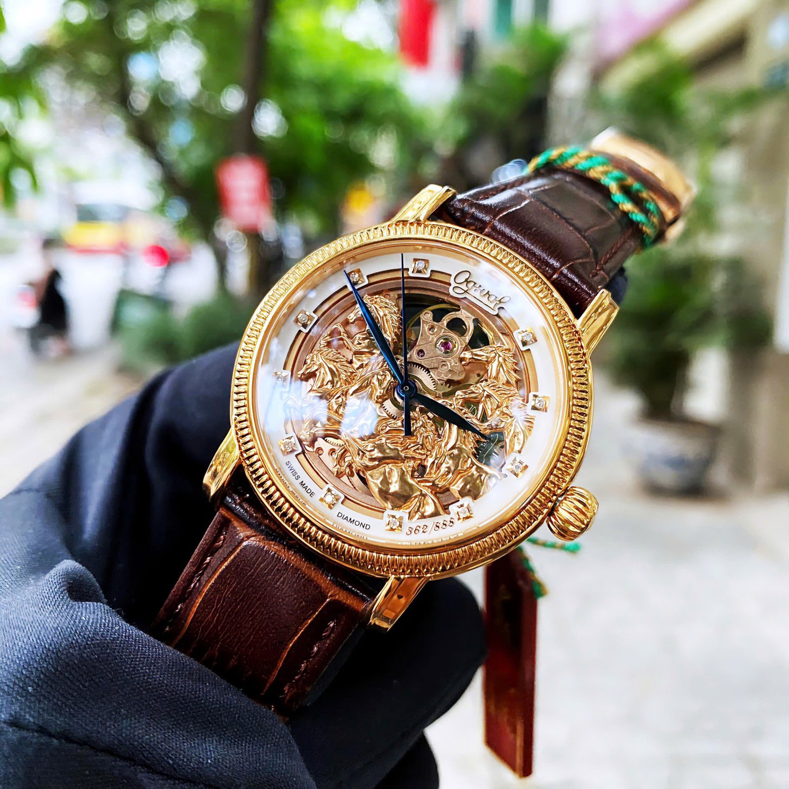 Đồng hồ nam Ogival OG358.88-AGR-GL chính hãng