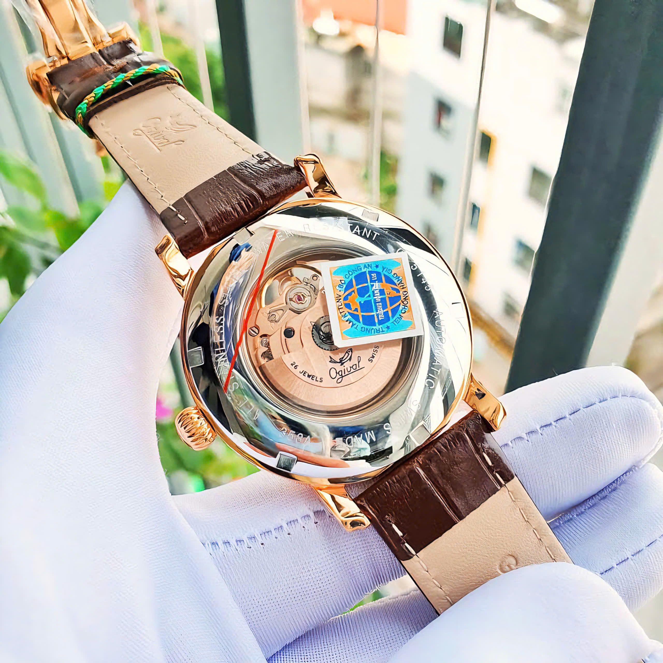 Đồng hồ nam Ogival OG358.88-AGR-GL chính hãng