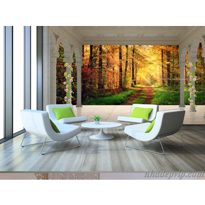 GẠCH 3D MÙA THU MT13