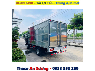 GIÁ XE TẢI OLLIN S490 THÙNG KÍN TẢI 1.9 TẤN MỚI NHẤT