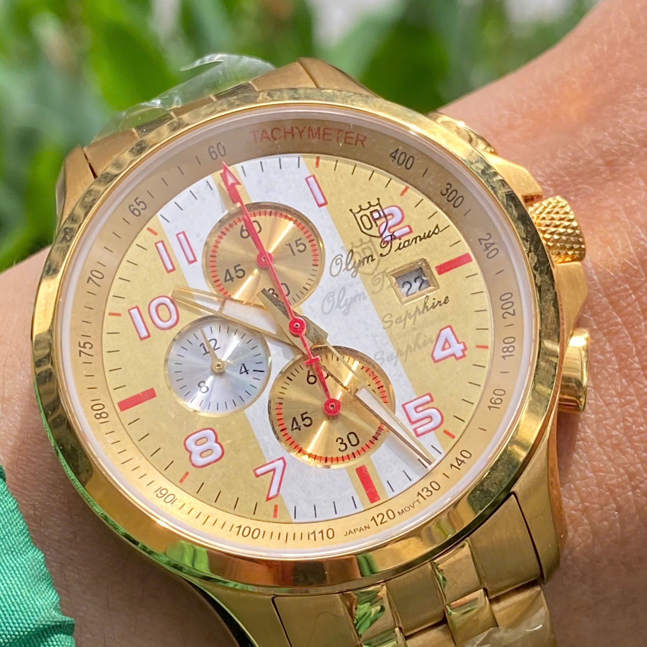 ĐỒNG HỒ NAM OLYM PIANUS OP89322-3G-628 DÂY THÉP CHÍNH HÃNG