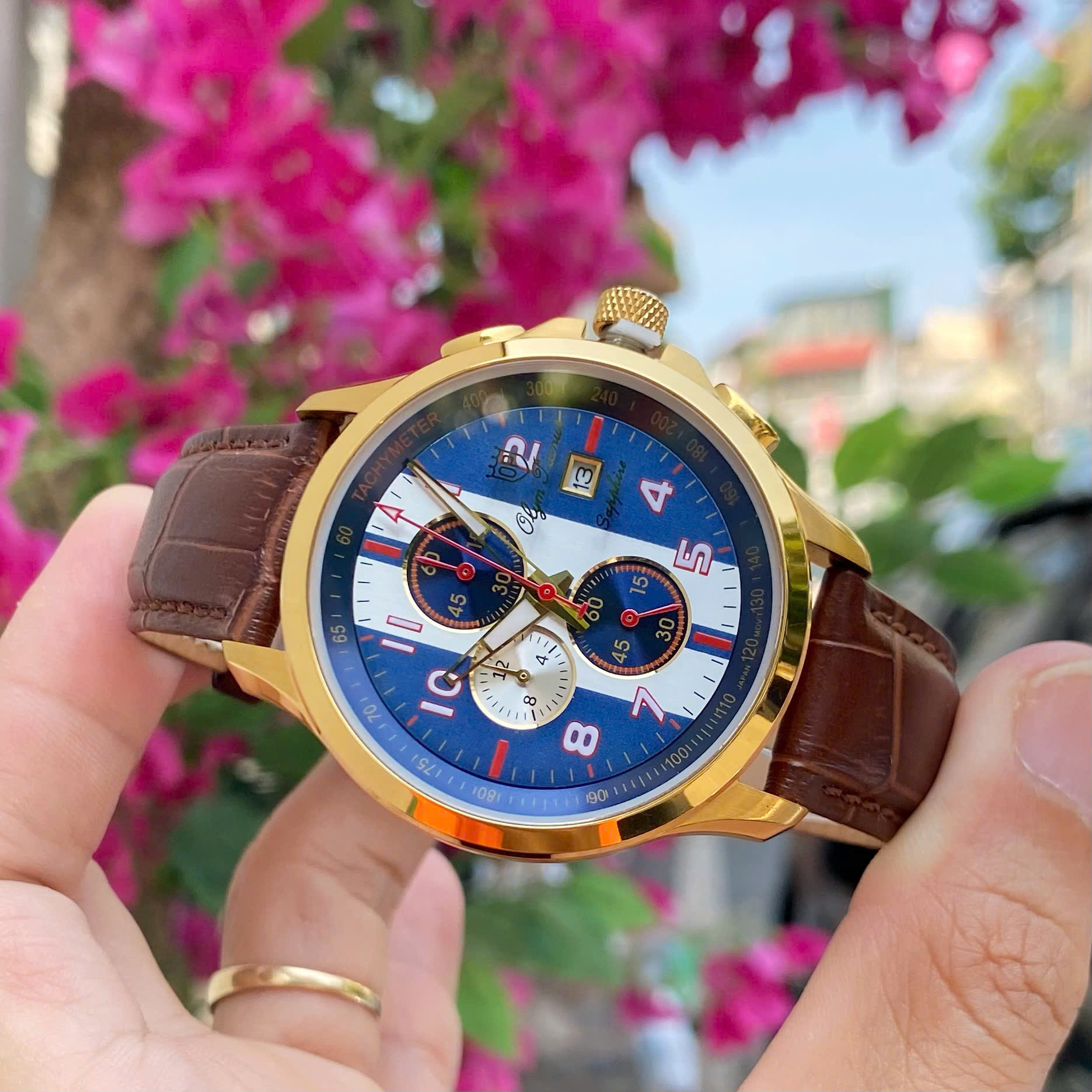 ĐỒNG HỒ OLYM PIANUS DÂY DA OP89022-3G-628 CHÍNH HÃNG