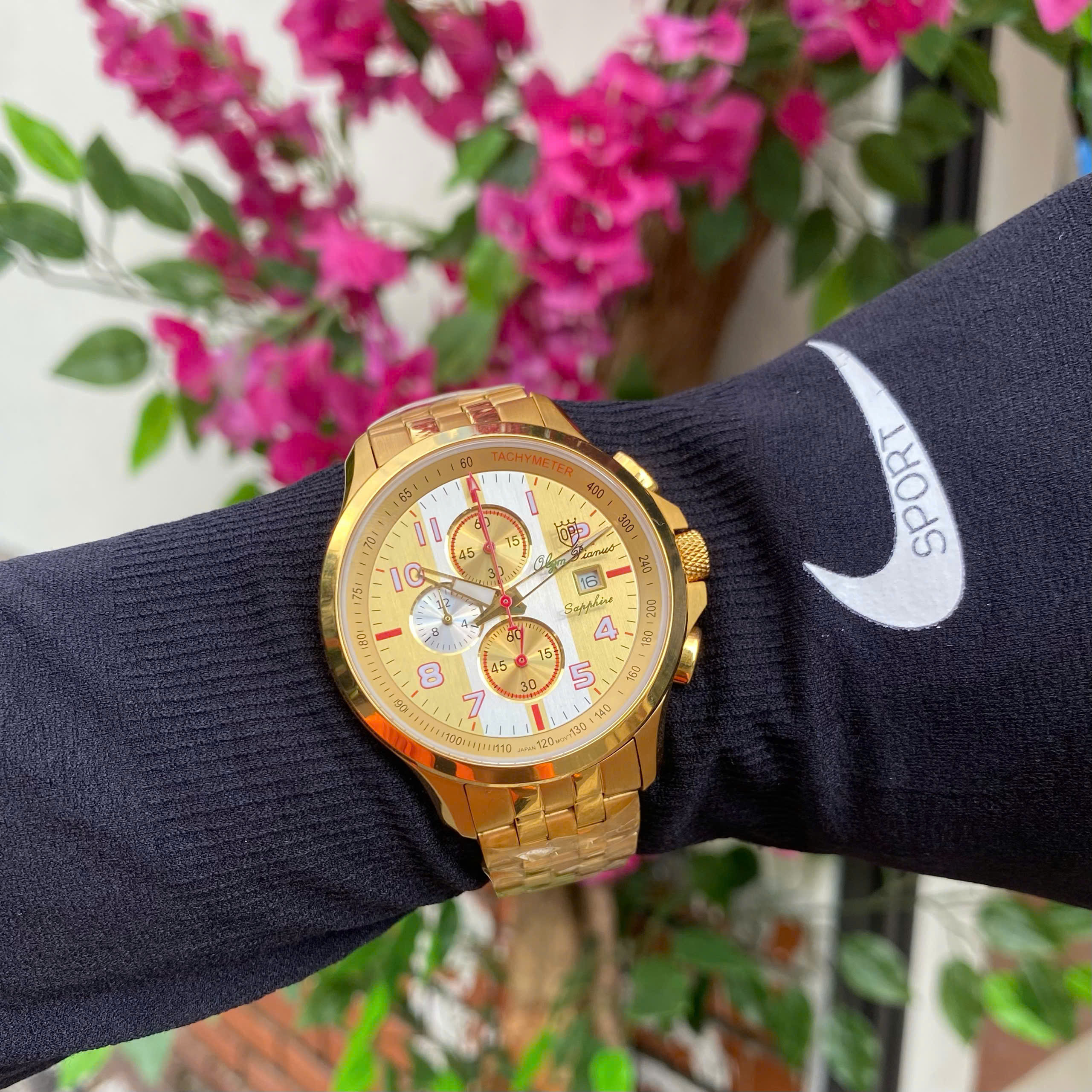 ĐỒNG HỒ NAM OLYM PIANUS OP89322-3G-628 DÂY THÉP CHÍNH HÃNG