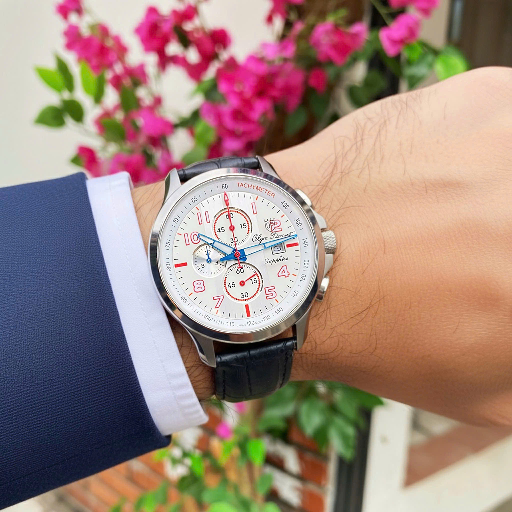 Đồng hồ Olym Pianus OP89022-3GS dây da: Nâng tầm phong cách lịch lãm