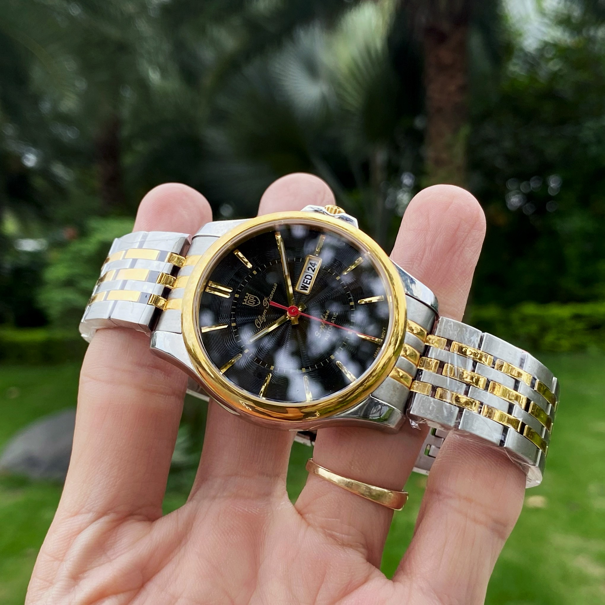 ĐỒNG HỒ CƠ OLYM PIANUS 2 LỊCH OP990-09AMSK-D