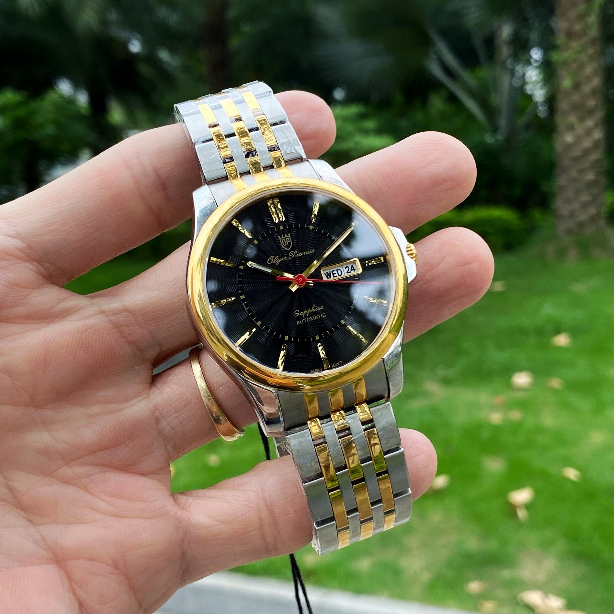 ĐỒNG HỒ CƠ OLYM PIANUS 2 LỊCH OP990-09AMSK-D