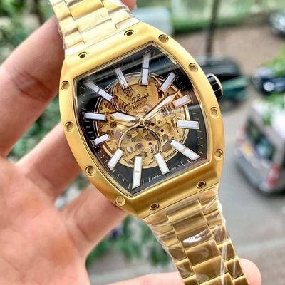 ĐỒNG HỒ NAM OLYM PIANUS OP9946AGK-D ( Dây Vàng Mặt Đen )