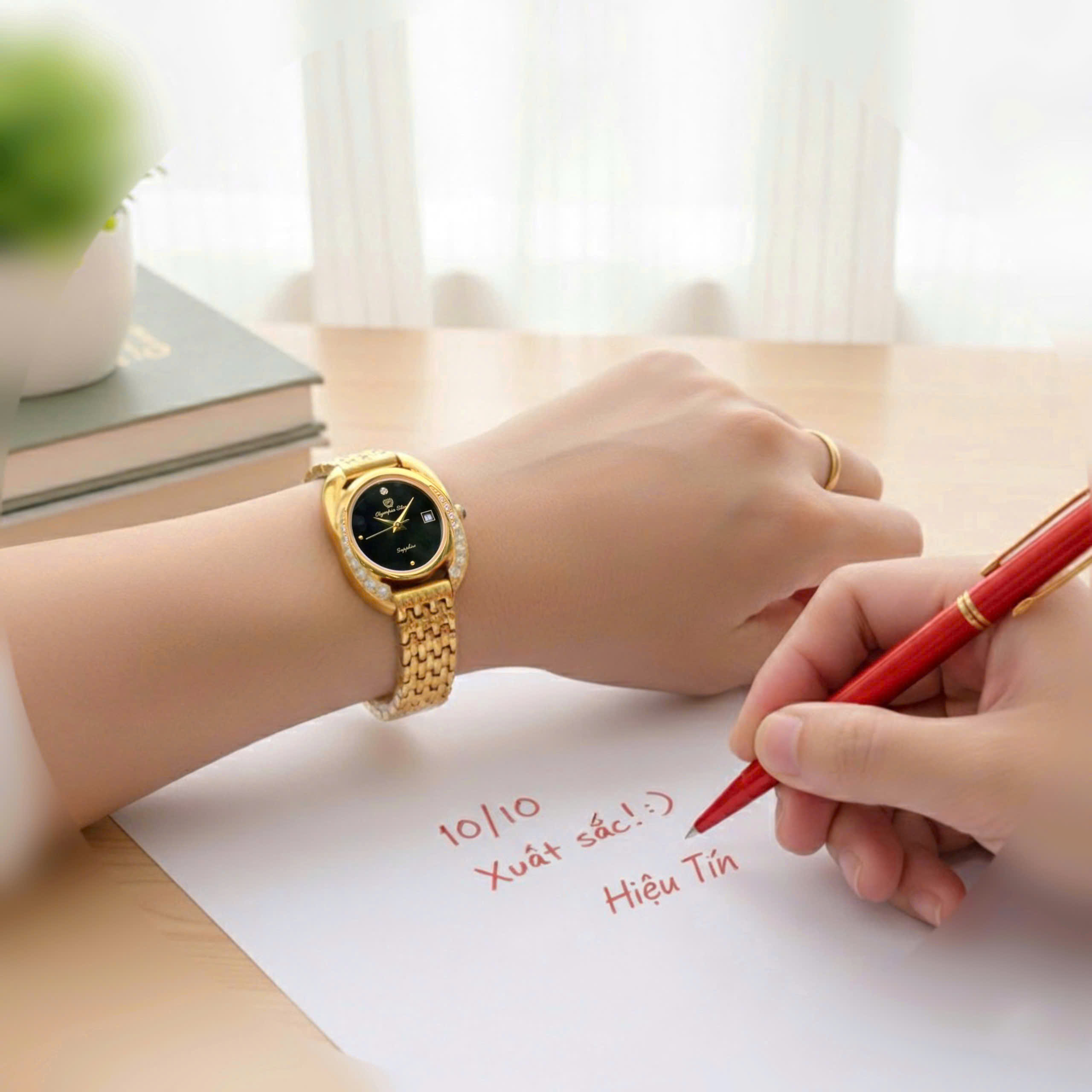 ĐỒNG HỒ NỮ OLYMPIA STAR OPA28027L CHÍNH HÃNG